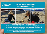 Vacature-donderdag bij Mare Gastouderbureau || DELEN MAG